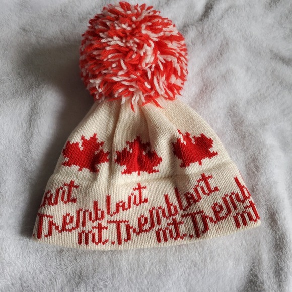 Vintage Murray Merkley Beanie Hat winter snow Virgin Wool Mt. Tremblant Canada - Picture 9 of 9
